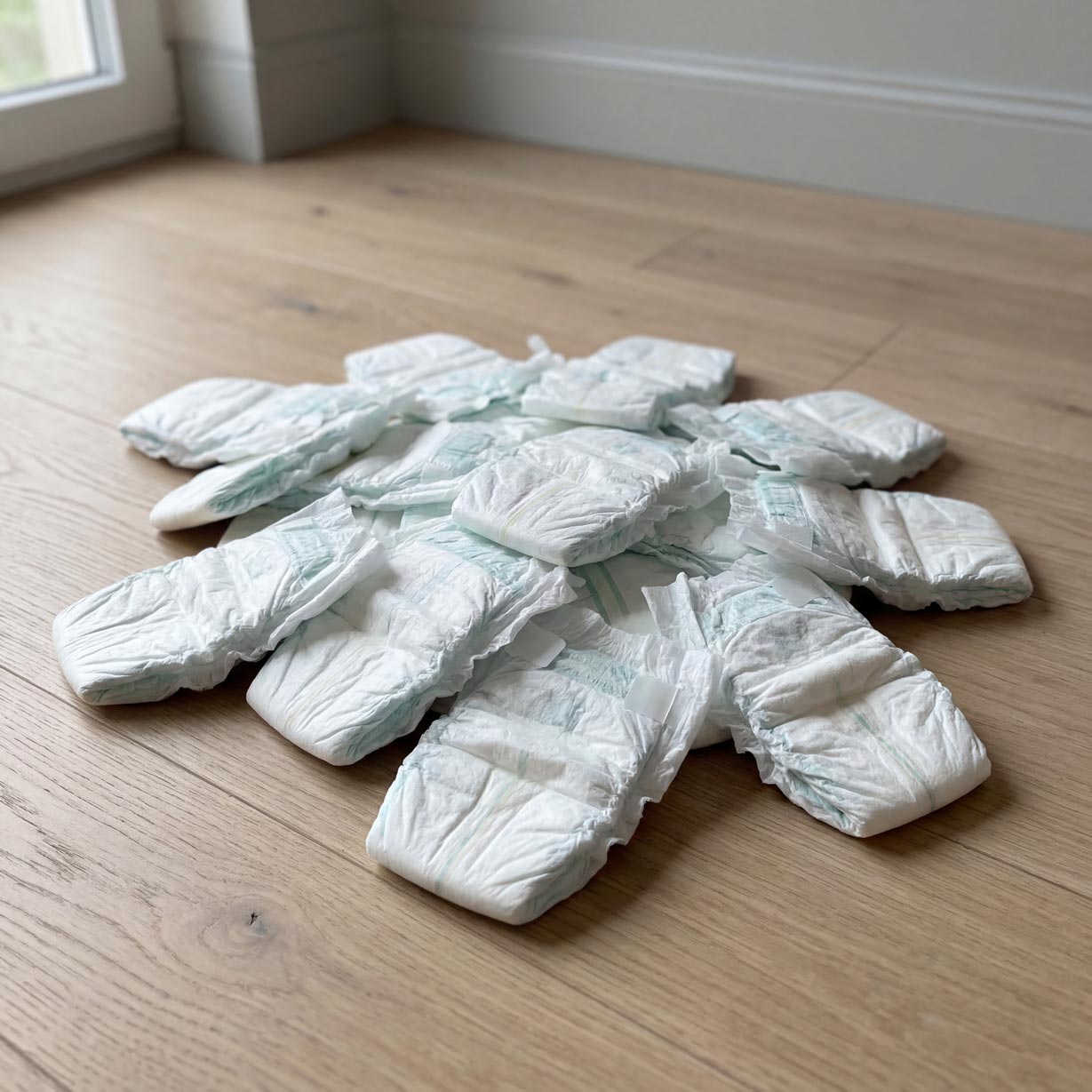 Modern reusable absorbent underwear, alternative to traditional adult diapers